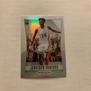 2021-22 Panini Prizm Draft Picks Flashback Silver Jonathan Kuminga #5 Rookie RC